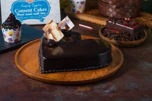 Chocolate Truffle Heart Cake