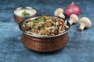 Mushroom Onion Pulao