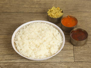 Combo 2 (rice+sambar+tambuli+palya+ Papad)