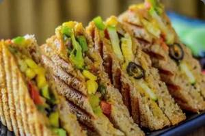 Vegetables Overload Sandwich