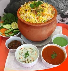 Prawns Pot Biryani [kunda Biryani] (10 Pcs)