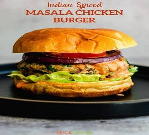 Veg Makhani Grilled Burger