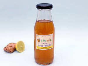 Ginger Lemon Ice Tea    