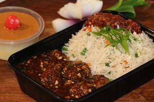 Veg Manchurian Combo with Rice