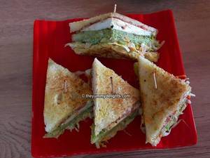 Paneer Club Sandwich