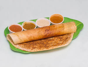 Ghee Karam Masala Dosa [Serves 1]