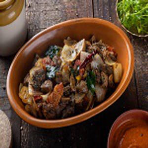 Mushroom Pepper Fry