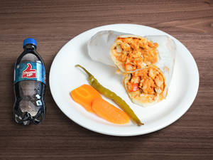 Tandoori Shawarma + Thumbsup 250 Ml       