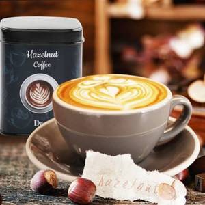 Hazelnut Flavored Coffee +  (free Snacks)