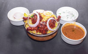 Chicken Lollipop Biryani