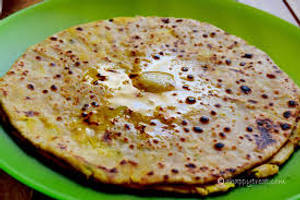 Alu Paratha with Sabzi