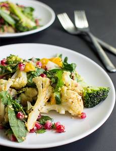 Roasted Broccoli & Cauliflower