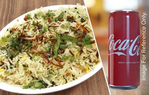 Veg Biryani + Coke (250 ml)