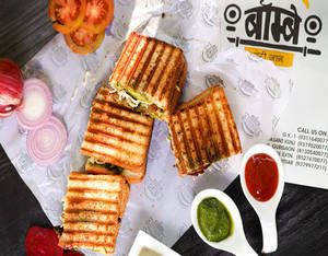Grilled Masala Bombay Sandwich With Cheese