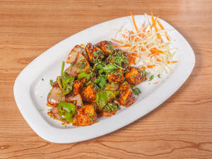 Dry Paneer Chilly 