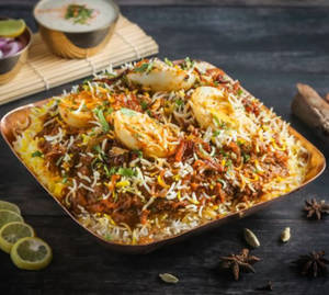 Egg Biryani (Half)