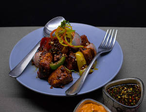 Chilli Paneer (Dry) [oriental]