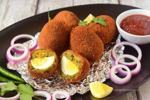 Egg Chicken Kheema Devil  (2pc)