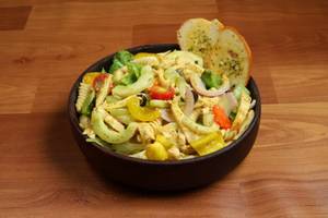 Roasted Chicken Pasta Salad With Mustard Dressing