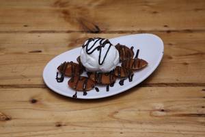 Ice Cream Waffwich Vanilla Pancake
