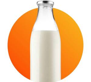 Milk In Glass Bottle 500ml