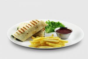 Fried Cottage Cheese Wrap