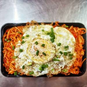 Triple Schezwan Egg Fried Rice