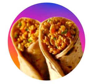 Tandoori Egg Bhurji Kathi Roll