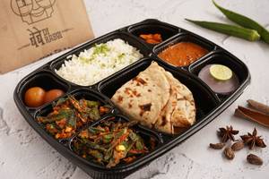 Bhindi Fry Combo Thali