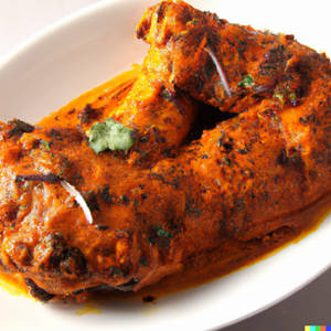 Masala Chicken [Half] With 2 Butter Naan