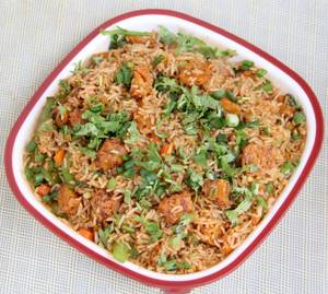 Veg Manchurian Fried Rice