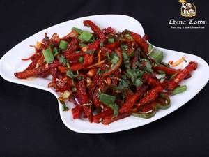 Potato Schezwan Chilli