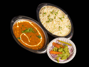 Rajma masala with rice