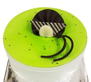 Vanilla Kiwi Jelly Cake