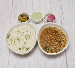 Rajma + Plain Rice