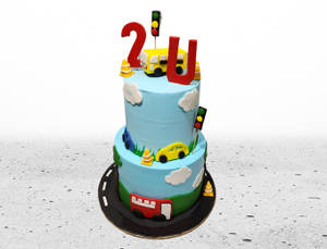 Wheel On The Bus Cake