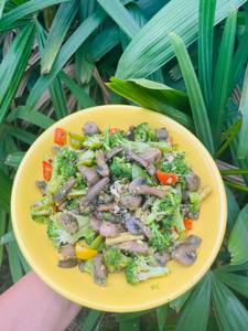 Mushroom Broccoli Salad                                                                  