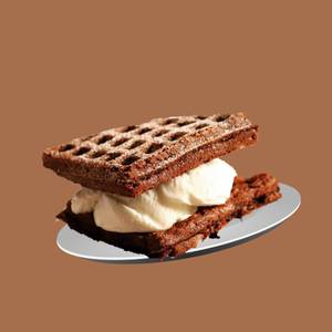 Vanilla Ice Cream Waffle