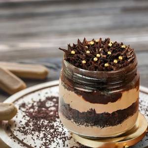 Chocolate Truffle Cake Jar
