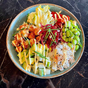 Crispy Tofu Poke Bowl
