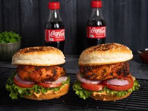 Twin Grilled Chicken Burger Combo
