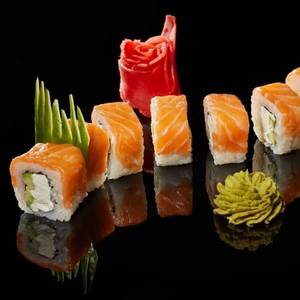 Smoked Salmon Sushi