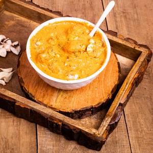 Chicken Mushroom Sauce With Fried Rice