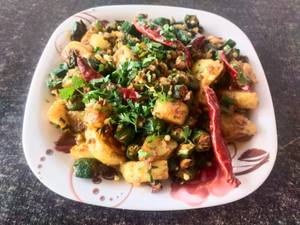 Aloo bhindi dry