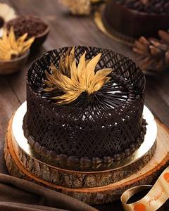 Touch Of Gold Chocolate Cake