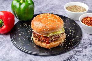 Teekha Schezwan Burger