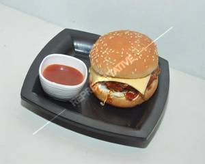 Veggie Schezwan Cheese Burger