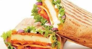 Fiery Paneer Wrap