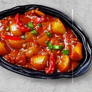 Potatoes In Chilli Sauce 