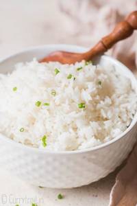 Steamed rice a